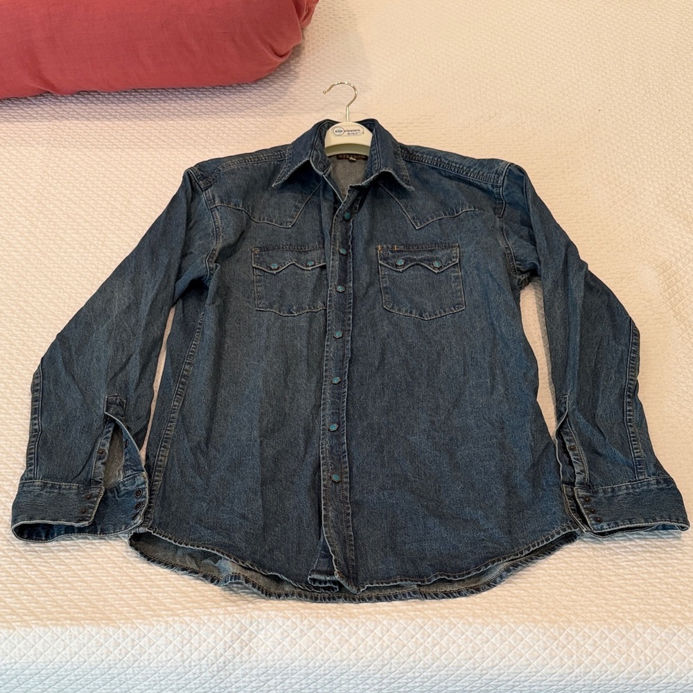 Stetson Men’s Denim Button-Up Shirt